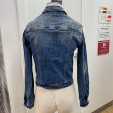 Load image into Gallery viewer, Zara studded denim jacket L
