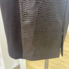 Load image into Gallery viewer, St. John wool leather pencil skirt 6
