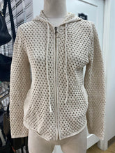 Load image into Gallery viewer, Greige beige open knit sweater S
