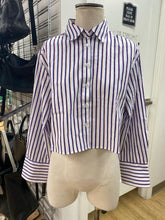 Load image into Gallery viewer, Mango striped shirt S

