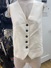 Load image into Gallery viewer, Zara linen blend vest XS
