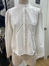 Load image into Gallery viewer, Zara eyelet shirt S
