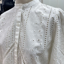 Load image into Gallery viewer, Zara eyelet shirt S
