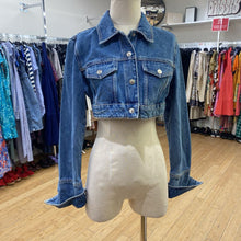 Load image into Gallery viewer, Zara Cropped denim jacket M
