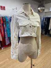Load image into Gallery viewer, Zara Cropped denim jacket M
