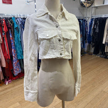 Load image into Gallery viewer, Zara Cropped denim jacket M

