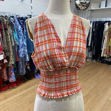 Load image into Gallery viewer, Pilcro plaid top S
