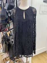 Load image into Gallery viewer, Guess lace shawl back dress XS
