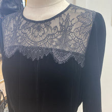 Load image into Gallery viewer, For Love &amp; Lemons velour lace dress S
