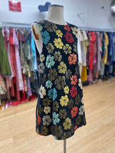 Load image into Gallery viewer, Cooperative metallic flowers dress L
