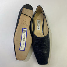 Load image into Gallery viewer, Jimmy Choo Mirele embossed croc ballet flats 40
