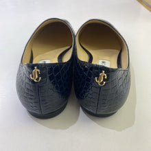 Load image into Gallery viewer, Jimmy Choo Mirele embossed croc ballet flats 40
