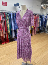 Load image into Gallery viewer, Draper James mesh overlay wrap dress XL
