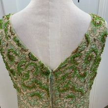 Load image into Gallery viewer, Ruth Boutique Vintage Brocade Dress With Cape XS/S
