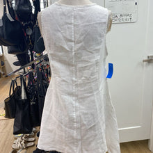 Load image into Gallery viewer, White linen tunic dress
