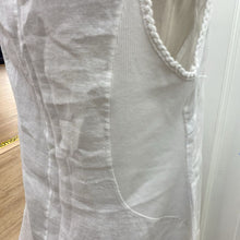 Load image into Gallery viewer, White linen tunic dress
