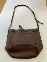Load image into Gallery viewer, J Crew brown leather bucket bag
