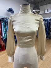 Load image into Gallery viewer, Reformation silk cropped top XS
