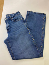 Load image into Gallery viewer, American Eagle Stovepipe studded jeans 2 Long
