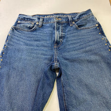 Load image into Gallery viewer, American Eagle Stovepipe studded jeans 2 Long
