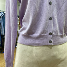 Load image into Gallery viewer, Lemonwood silk/cashmere button cardi M
