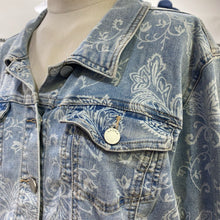 Load image into Gallery viewer, Laura paisley denim jacket 14
