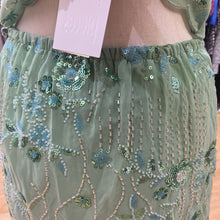 Load image into Gallery viewer, Thirty Thirty beaded top/skirt set NWT M
