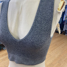 Load image into Gallery viewer, Spiritual Gangster ribbed crop tank M/L
