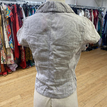 Load image into Gallery viewer, Sandwich linen top/jacket 34
