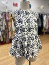 Load image into Gallery viewer, J Crew embroidered peplum top S
