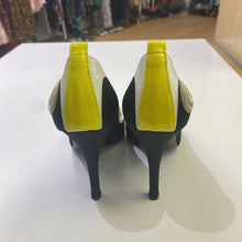 Load image into Gallery viewer, Casedei vintage satin/leather pumps 7 (AS IS)
