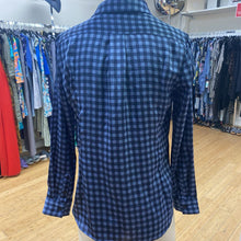 Load image into Gallery viewer, Banana Republic gingham satin top Sp

