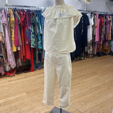 Load image into Gallery viewer, Custom made Cream Taffeta pants top set 10
