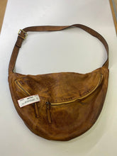 Load image into Gallery viewer, Lusher distressed leather sling bag
