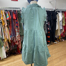 Load image into Gallery viewer, Valentina Naldi eyelet trim dress L
