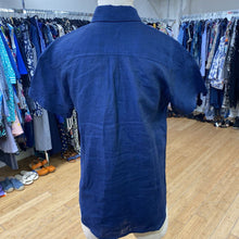 Load image into Gallery viewer, Pomp linen top XXS

