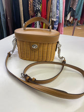 Load image into Gallery viewer, Coach straw handbag
