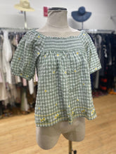 Load image into Gallery viewer, In Loom gingham top S NWT
