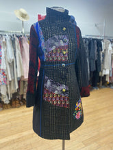 Load image into Gallery viewer, Kessley mixed media wool/blend coat S
