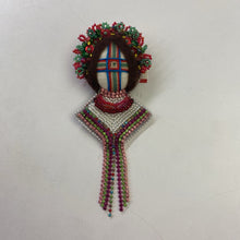 Load image into Gallery viewer, Motanka doll brooch
