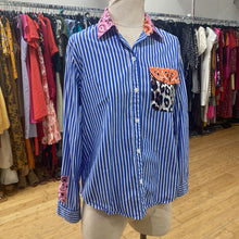 Load image into Gallery viewer, Romi Basha multi print shirt M
