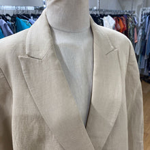 Load image into Gallery viewer, Khaite linen blend blazer L
