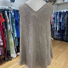 Load image into Gallery viewer, Eileen Fisher beaded silk top S

