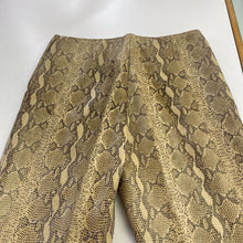 Load image into Gallery viewer, Danier snake print leather pants 4
