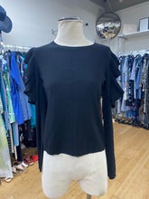 Load image into Gallery viewer, Club Monaco ruffles knit top M
