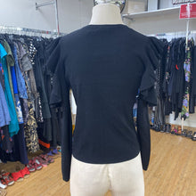 Load image into Gallery viewer, Club Monaco ruffles knit top M
