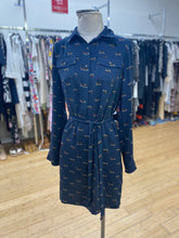 Load image into Gallery viewer, Tommy Hilfiger long sleeve tie belt dog dress M
