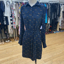 Load image into Gallery viewer, Tommy Hilfiger long sleeve tie belt dog dress M
