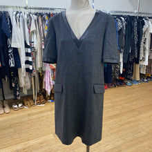 Load image into Gallery viewer, Judith &amp; Charles leather trim wool dress 8
