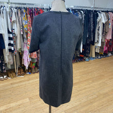 Load image into Gallery viewer, Judith &amp; Charles leather trim wool dress 8
